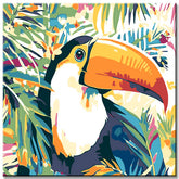 Painting by Numbers Toucan Bird
